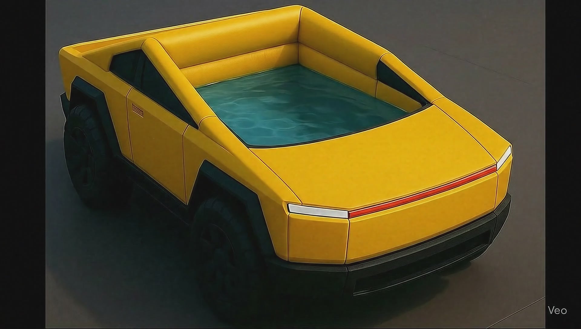 Cybertruck Pool (Yellow)