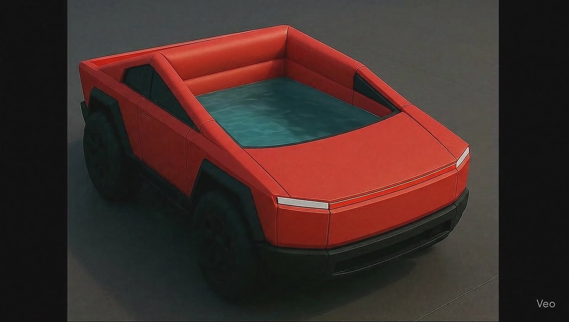 CyberTruck Pool (Red)