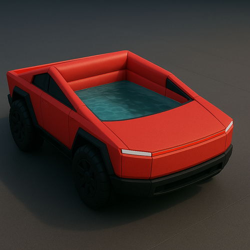 CyberTruck Pool (Red)